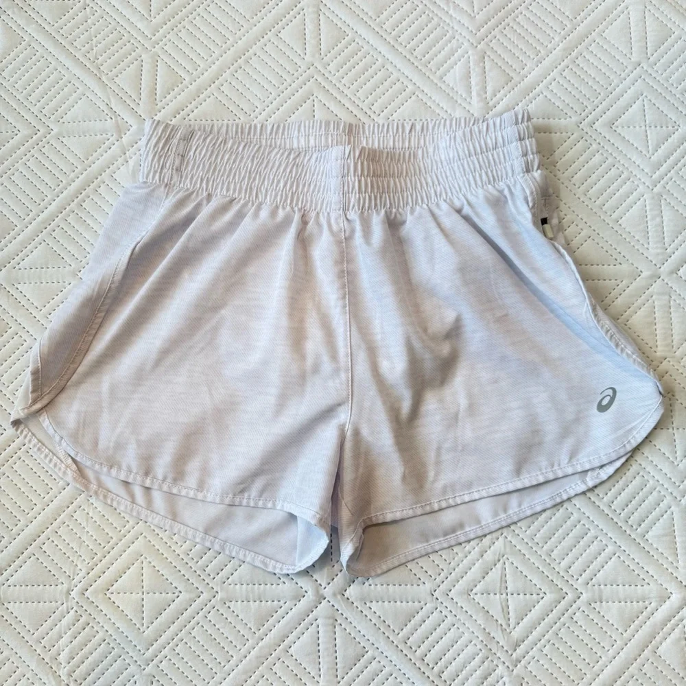 Asics Women's Light Gray Athletic Shorts Size XS